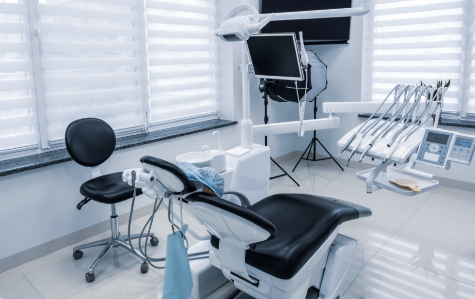 Dental treatment room in Moorestown dental office